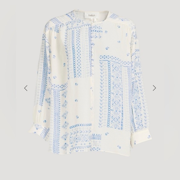 NWT BA&SH Isko Blouse and Skirt In Bandana Print- size Medium - Picture 6 of 15